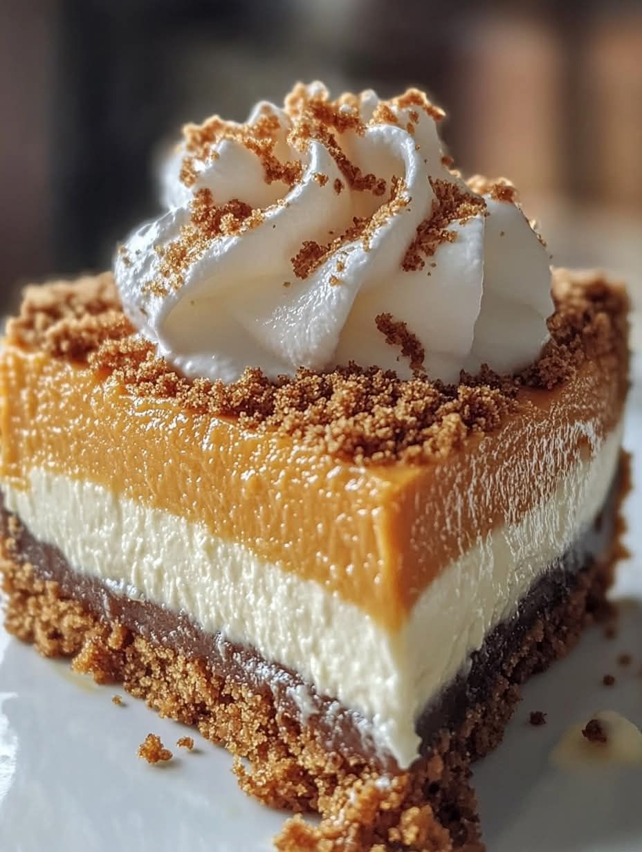 Delectable Sweet Potato Cheesecake Pie