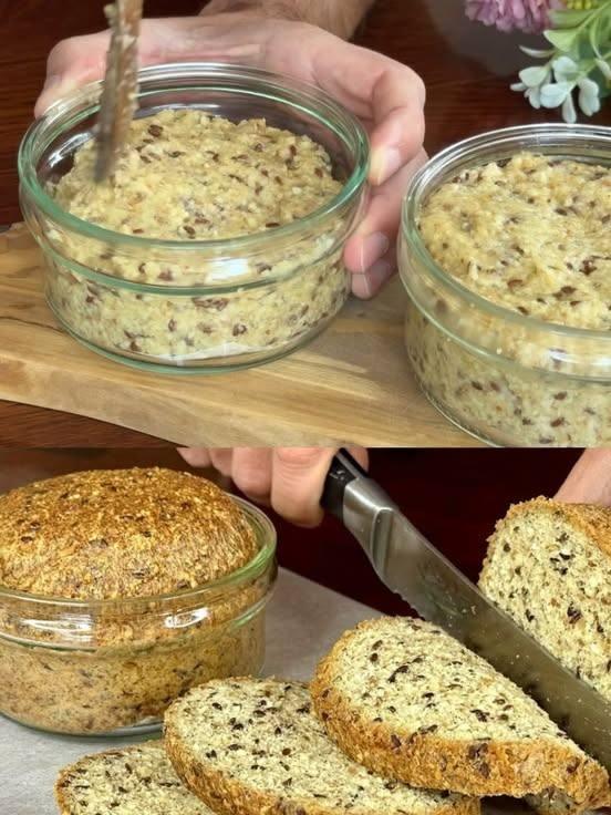 1-Minute Bread in a Jar (No Yeast, No Sugar, No White Flour!)