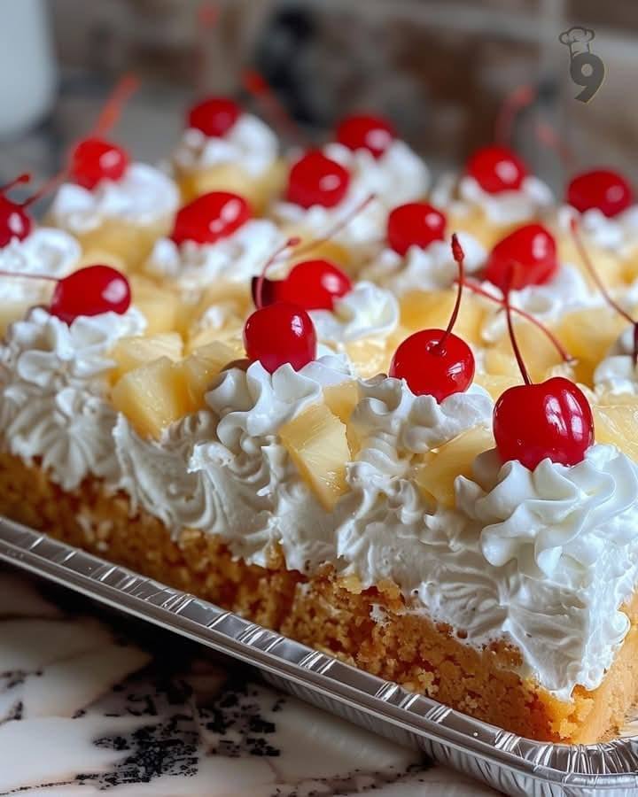Piña Colada Poke Cake Recipe
