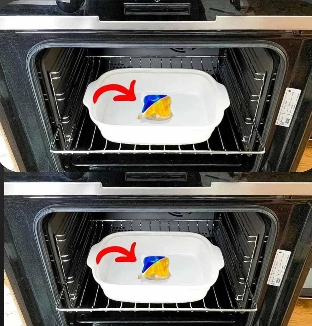 The easy trick to cleaning your oven: even burnt-on grease won’t survive!