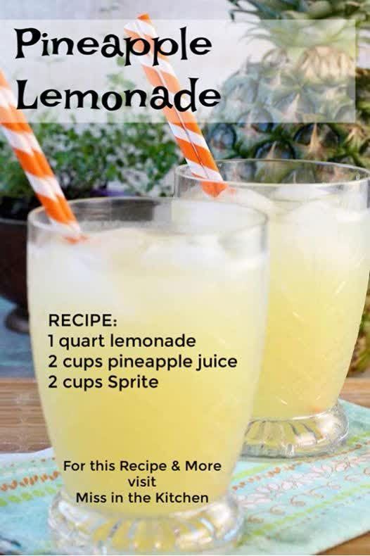 Pineapple Lemonade The Ultimate Refreshing Drink