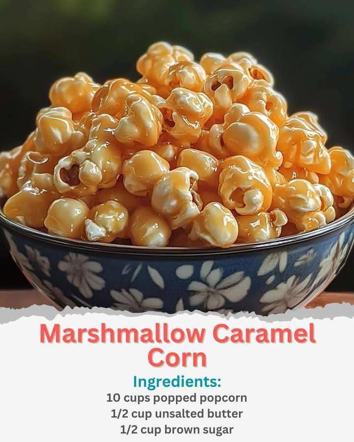 Marshmallow Caramel Corn