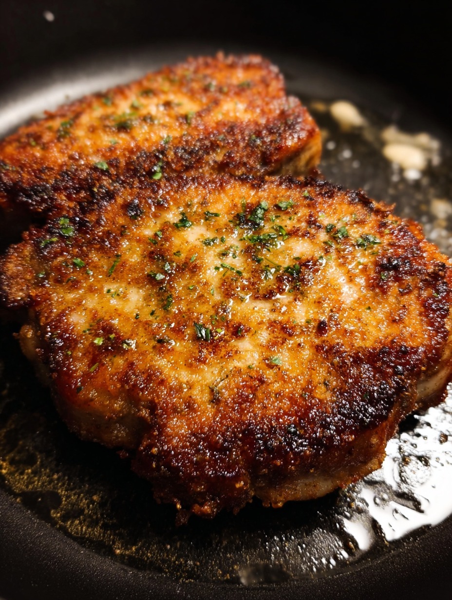 Parmesan Baked Pork Chops