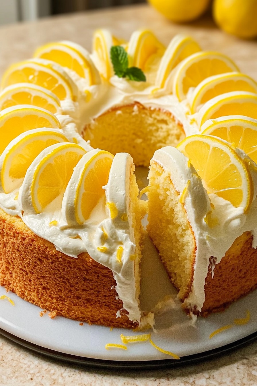 Lemon Cream Cheese Cake