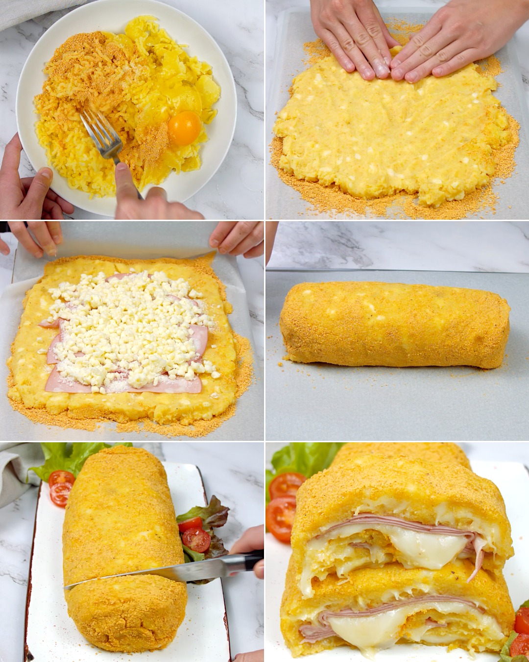 Cheesy Stuffed Potato Meatloaf