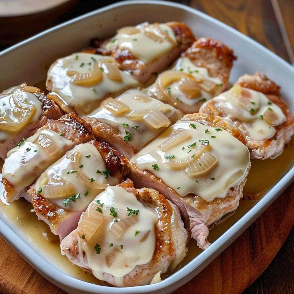 Here’s a recipe for French Pork Chops with Onions