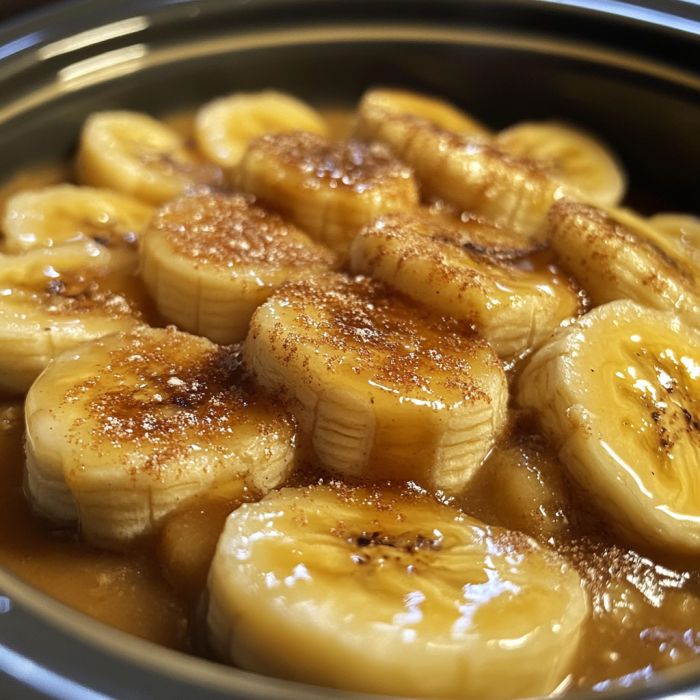 Put raw banana slices in a slow cooker with these 4 ingredients. You’ll never look back.