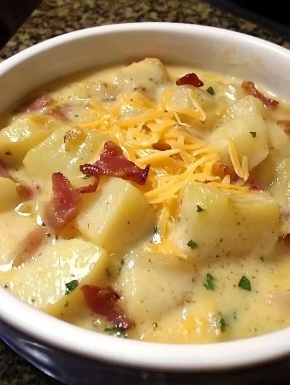 LOADED BAKED POTATO SOUP RECIPE