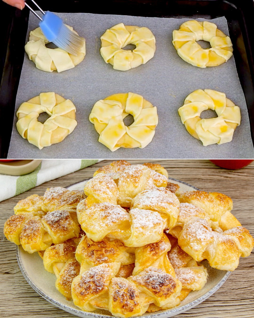 Easy Puff Pastry Apple Tarts