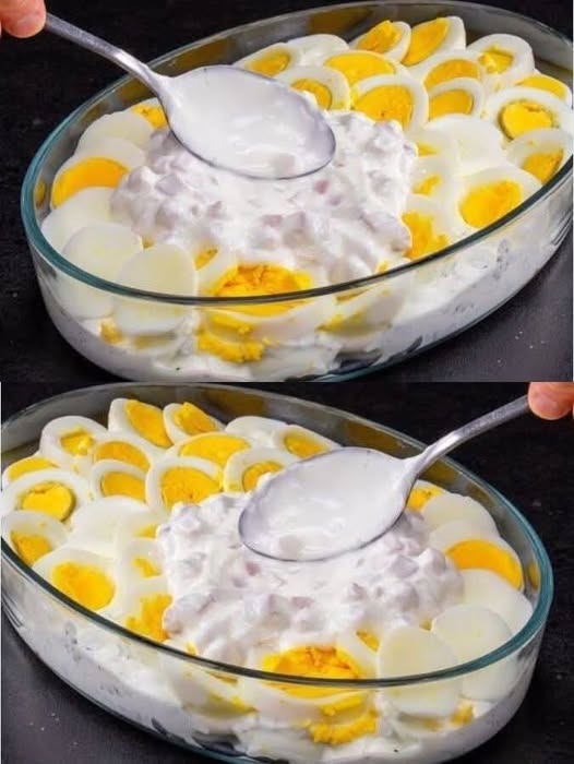 It’s just awesome, an egg salad with Schonken and yogurt