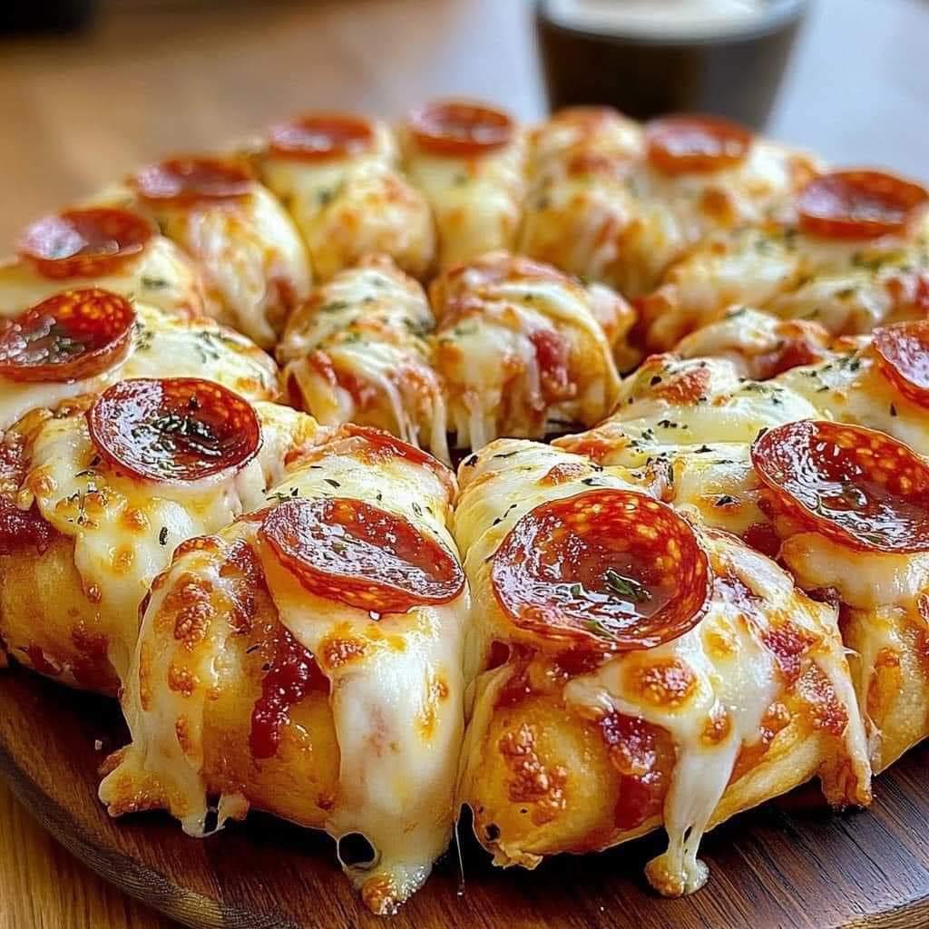 Pepperoni Pizza Ring Recipe