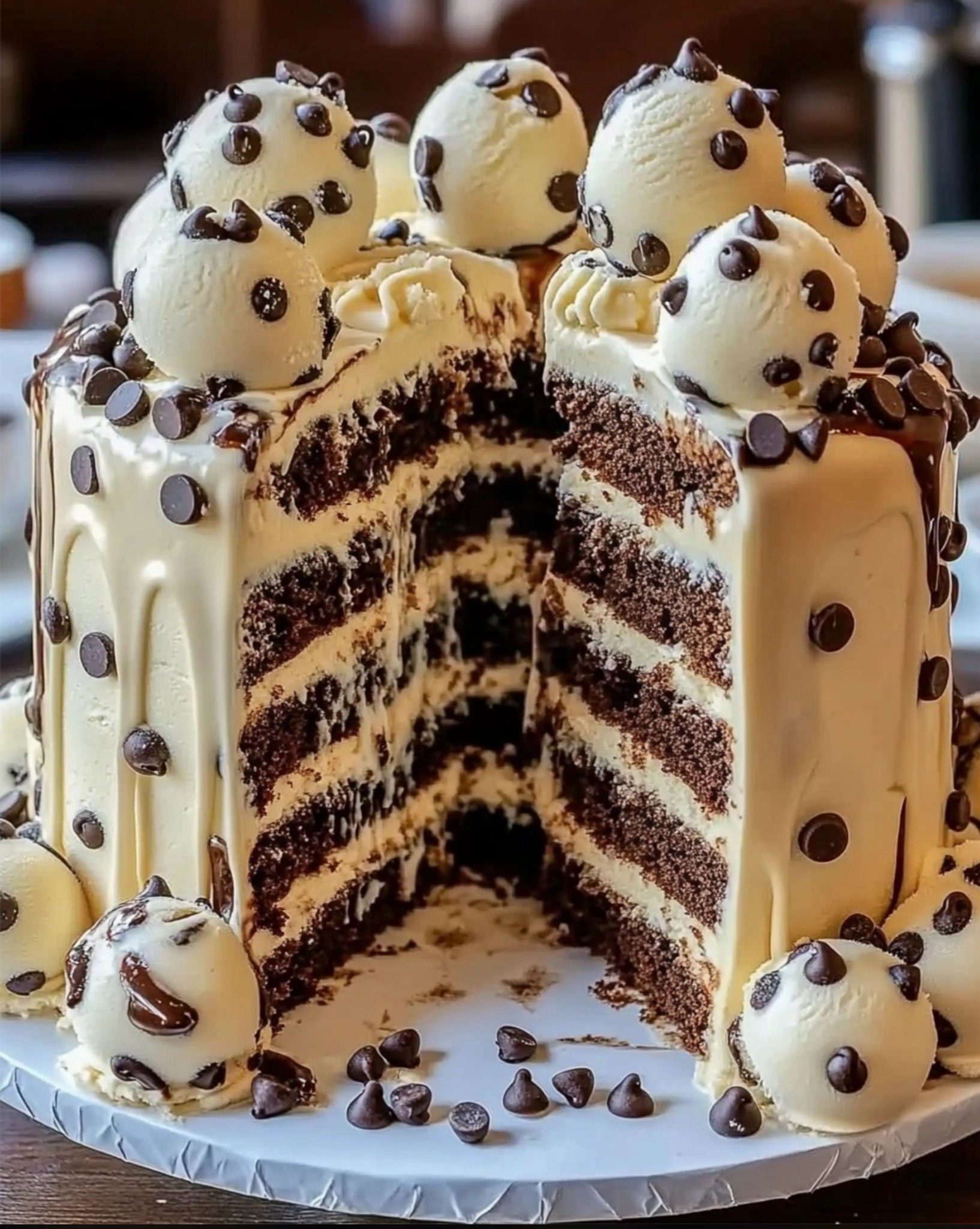 Chocolate Overload Explosion Cake