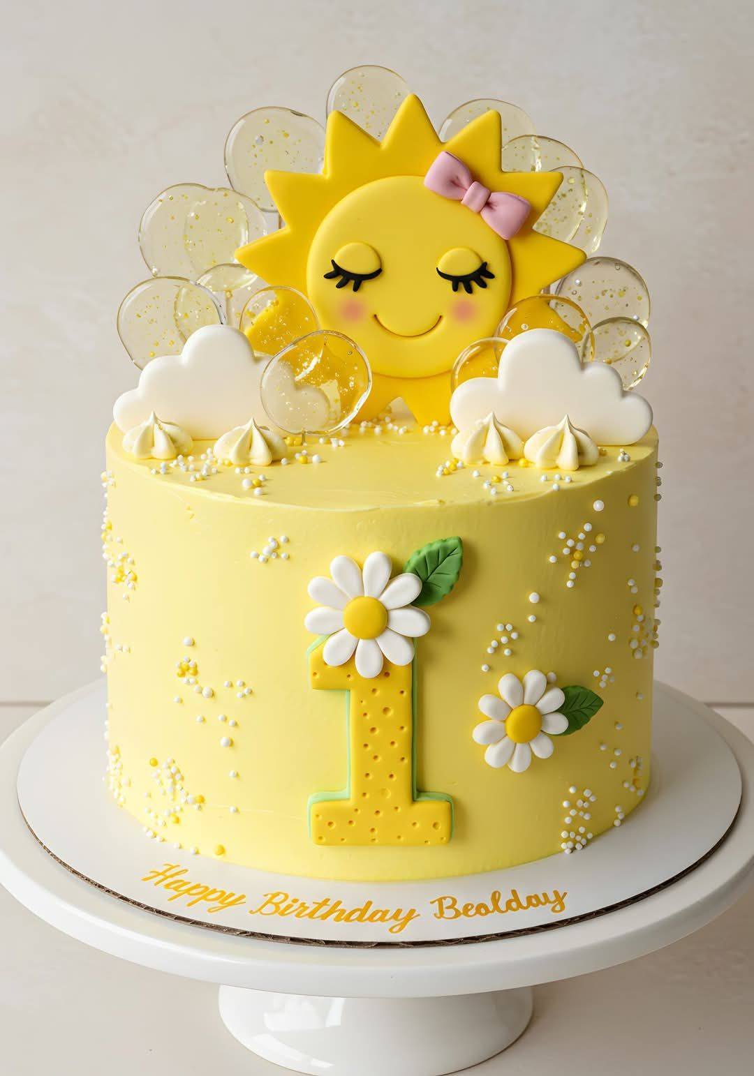Sunshine Birthday Cake