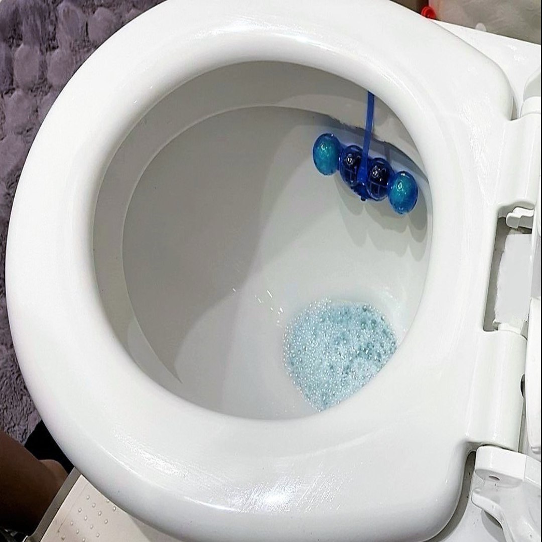 I don’t spend a cent for toilet blocks. The neighbor has shown 3 products that it wash until it shines