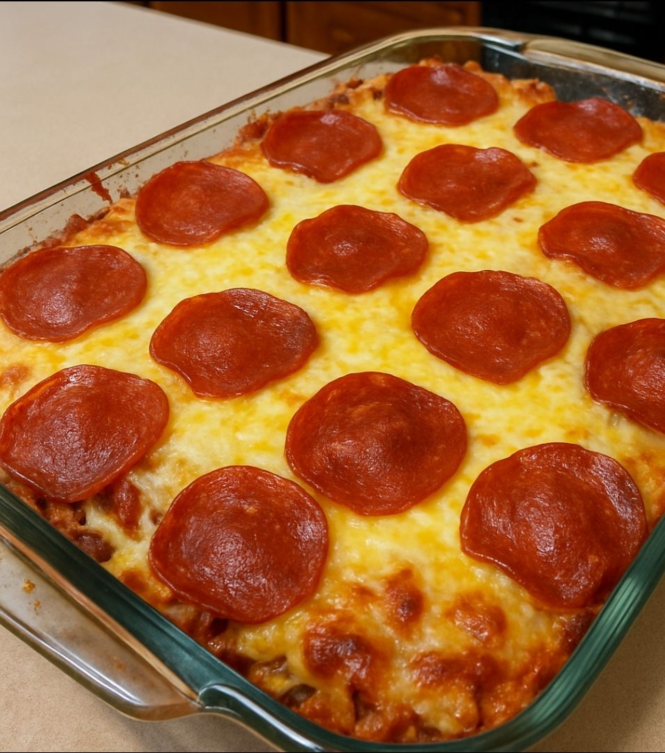 Mama’s Pizza Casserole