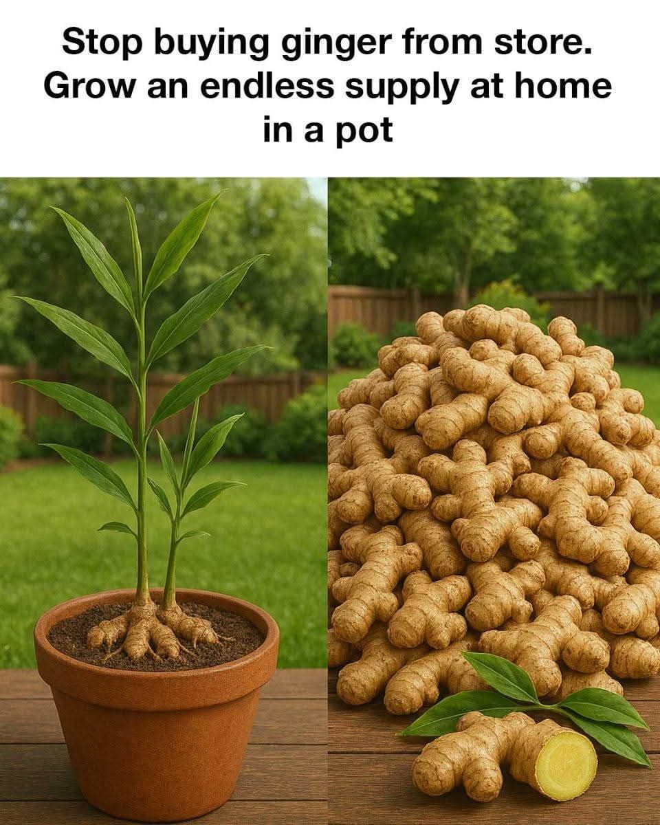 Stop buying ginger from store. Grow an endless supply at home in a pot