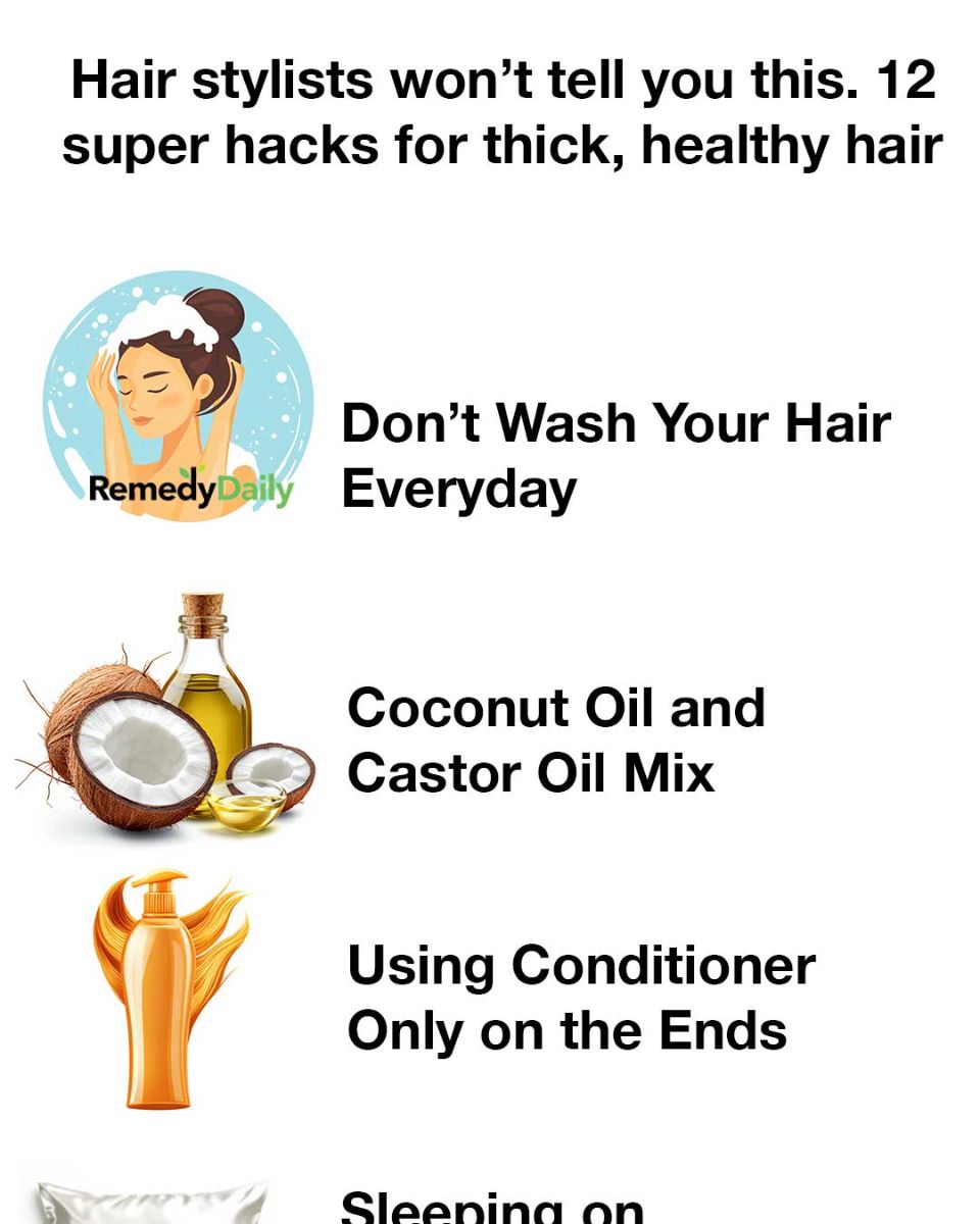 Hair stylists won’t tell you this. 12 super hacks for thick, healthy hair
