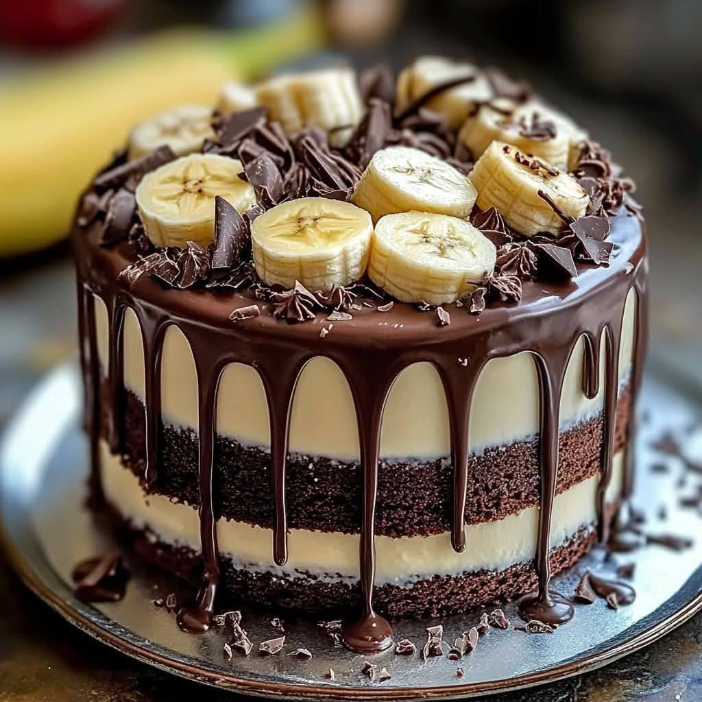 Decadent Choco-Banana Milk Cake Recipe