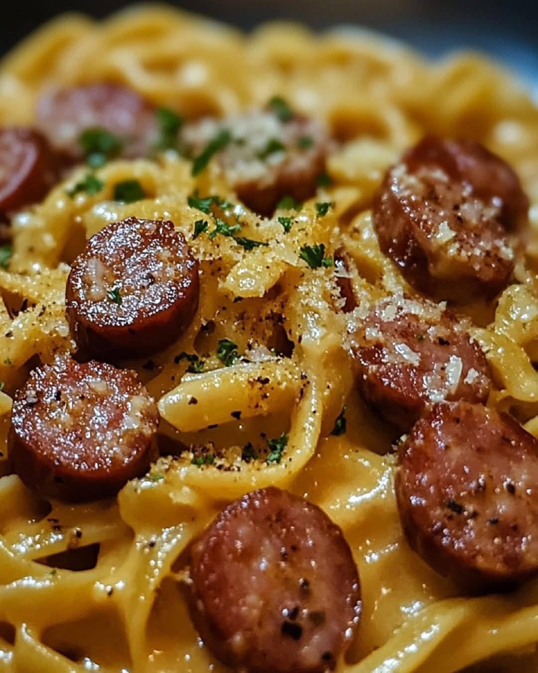 Creamy Smoked Sausage Pasta