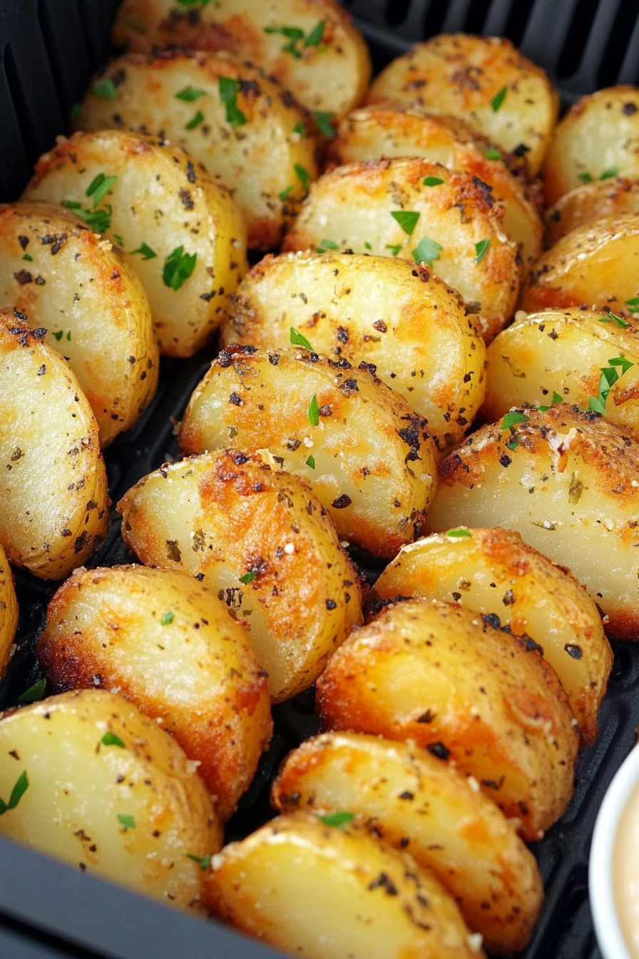 Air Fryer Sliced Potatoes