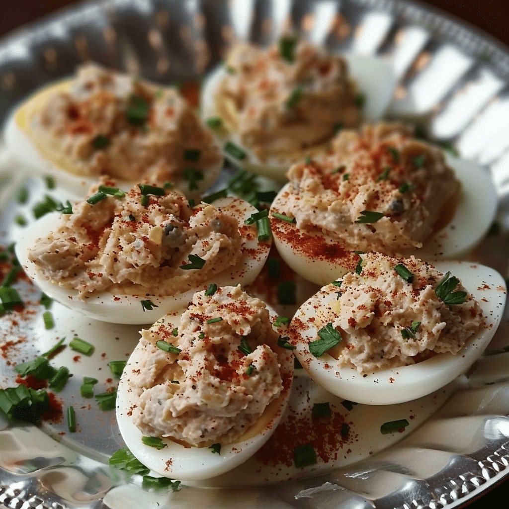 Tuna Deviled Eggs Recipe
