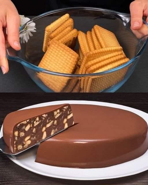 Chocolate Biscuit Cake that doesn’t need to be baked
