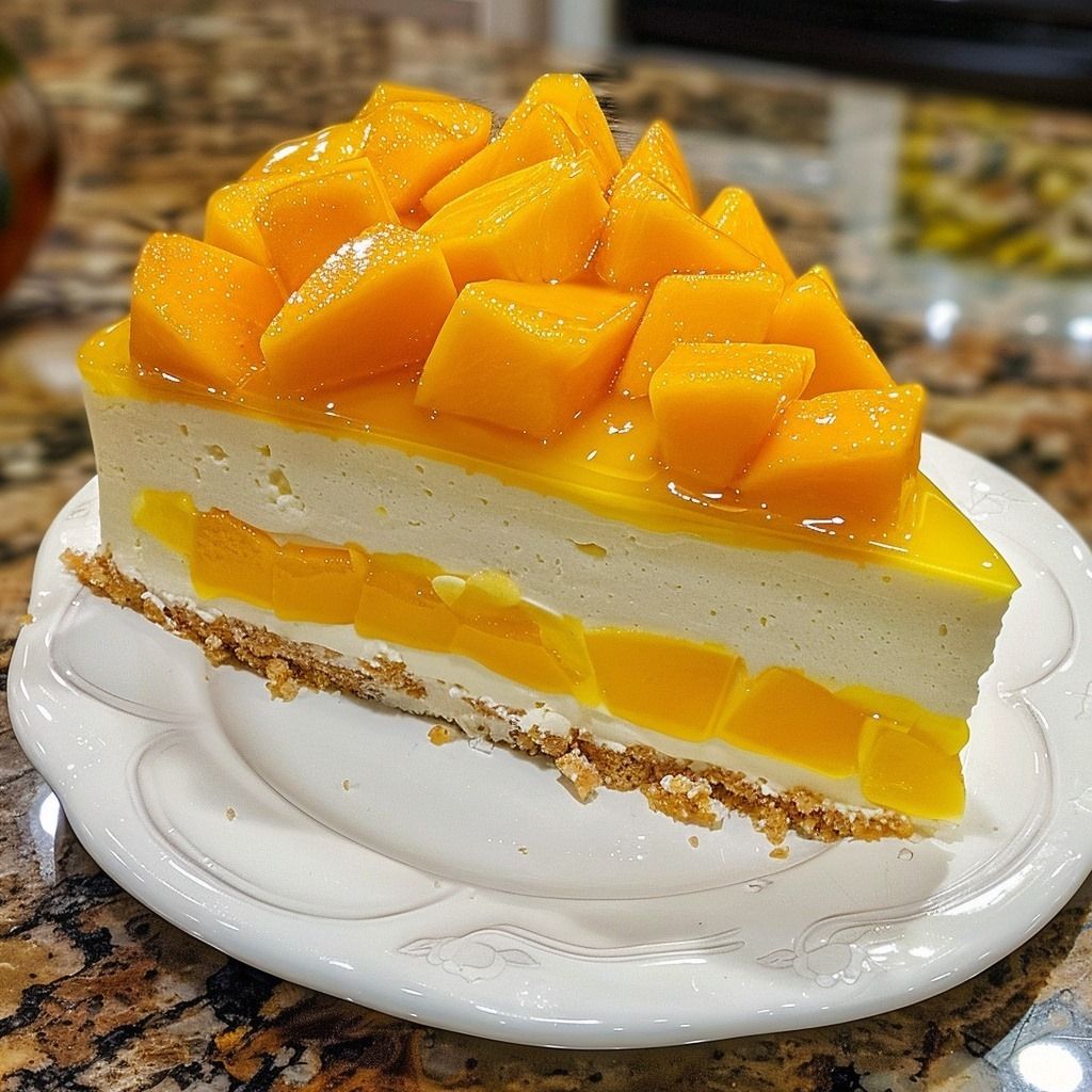 Mango Tango Cheesecake Cake