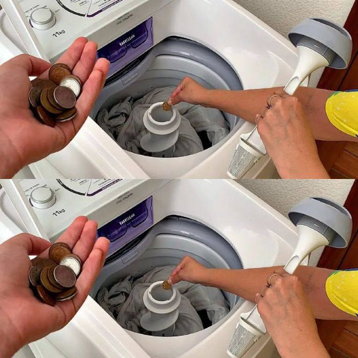 A new washing machine in just a few minutes. The strongest ingredient is vinegar