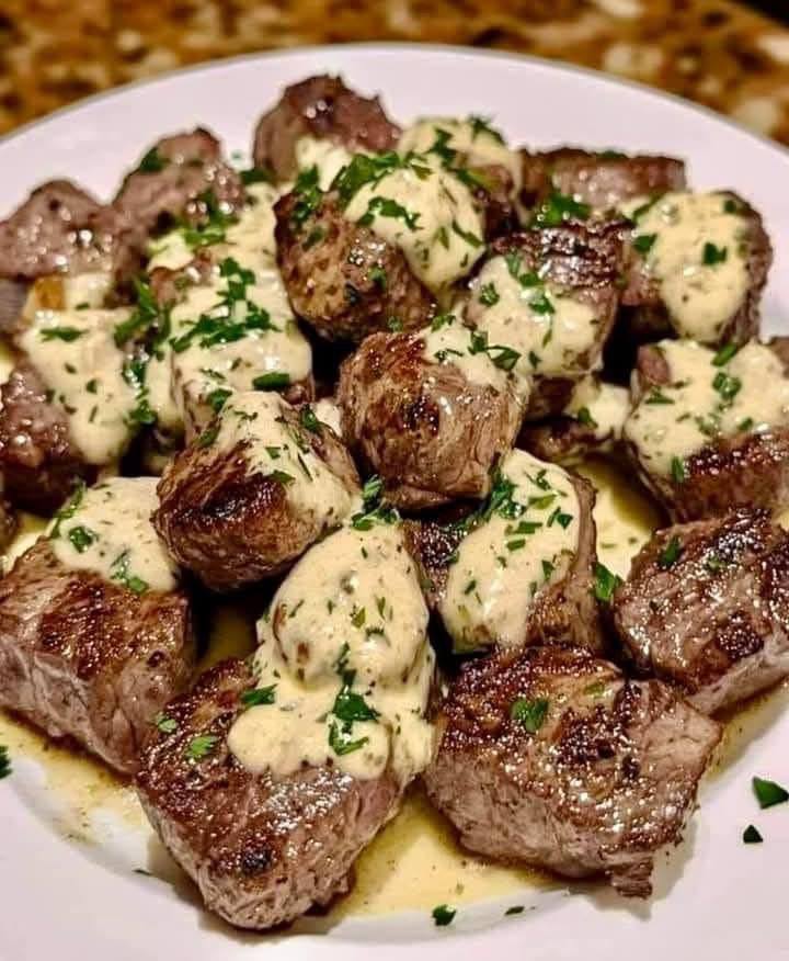 Best Steak Bites with Garlic Butter Recipe