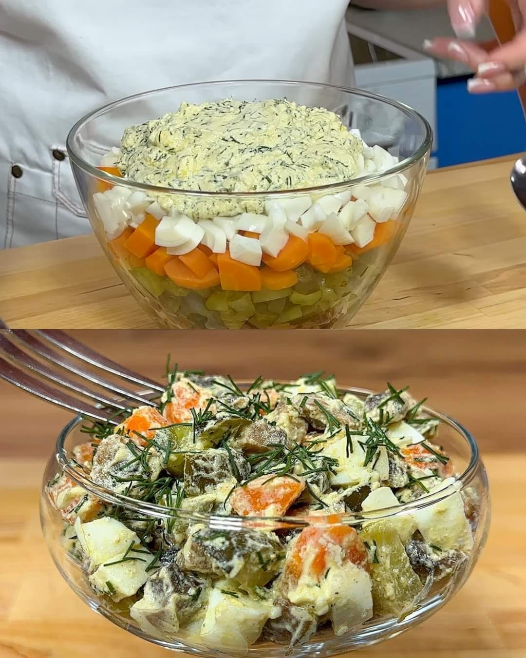 A Delightful Twist on Traditional Salad: Egg and Mushroom Salad Recipe