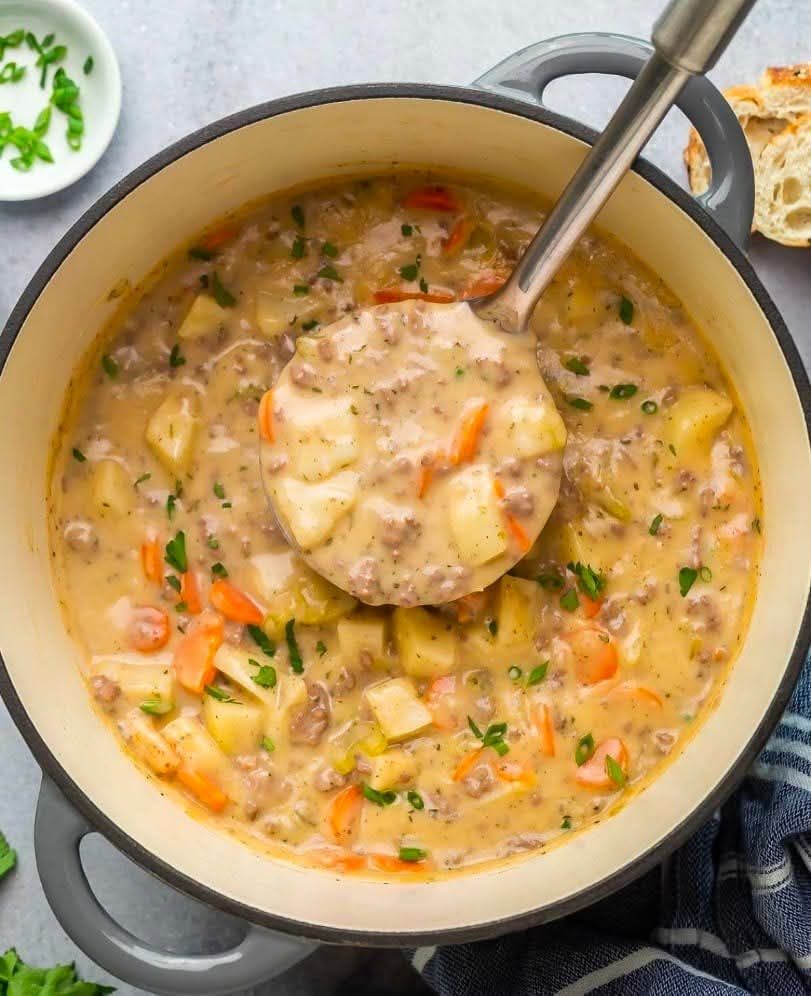 Cheeseburger Soup