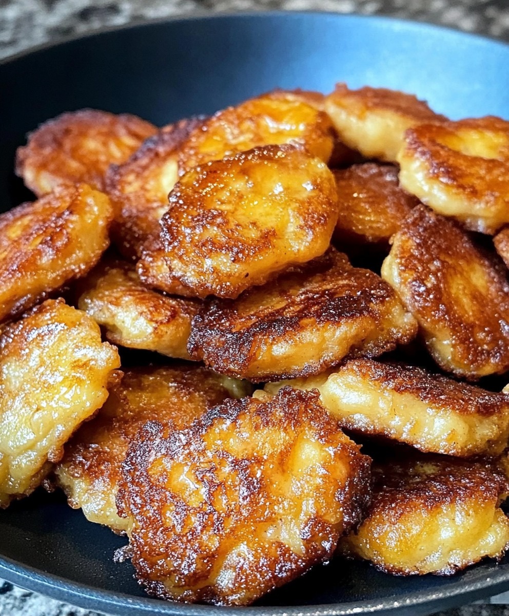 Skillet Banana Fritters