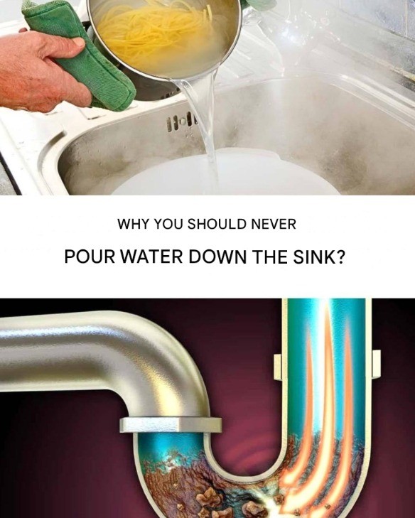 “The Hidden Danger in Your Kitchen: Why Pouring Boiling Water Down the Sink Can Do More Harm Than Good”