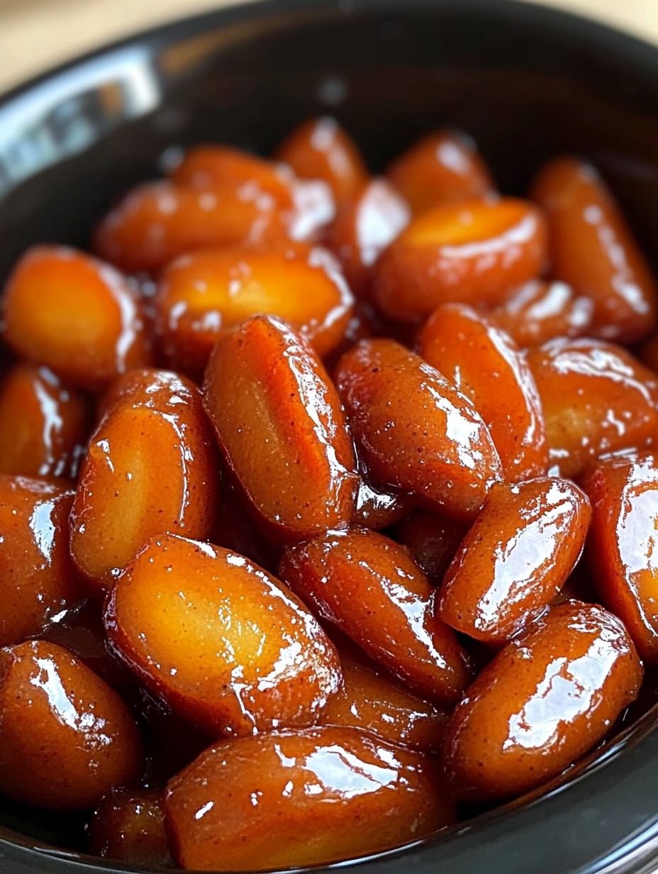 Slow Cooker Amish Honey Glazed Carrots