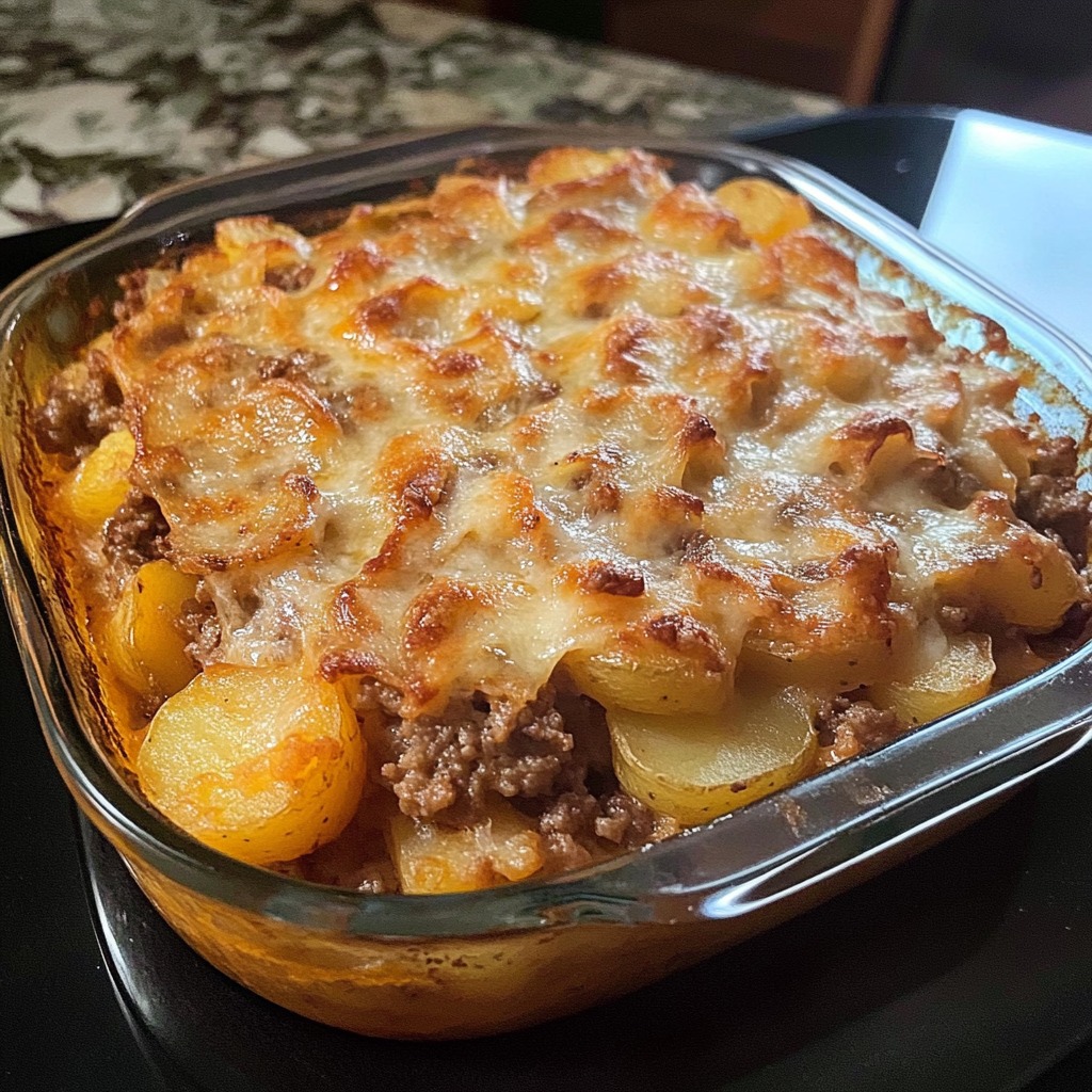 Best Hamburger Potato Casserole
