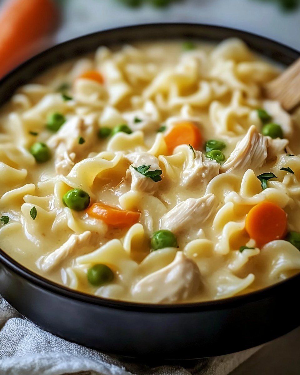 Chicken Pot Pie Noodle Recipe