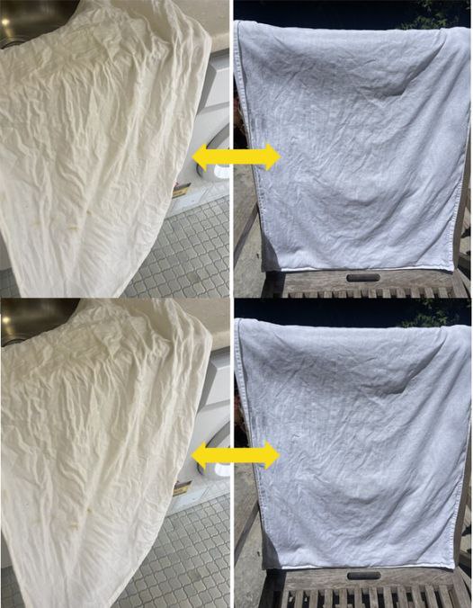 How to whiten laundry or clothes that are yellowing or graying