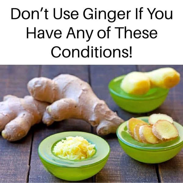 Avoid Ginger If You Have Any of These Conditions!
