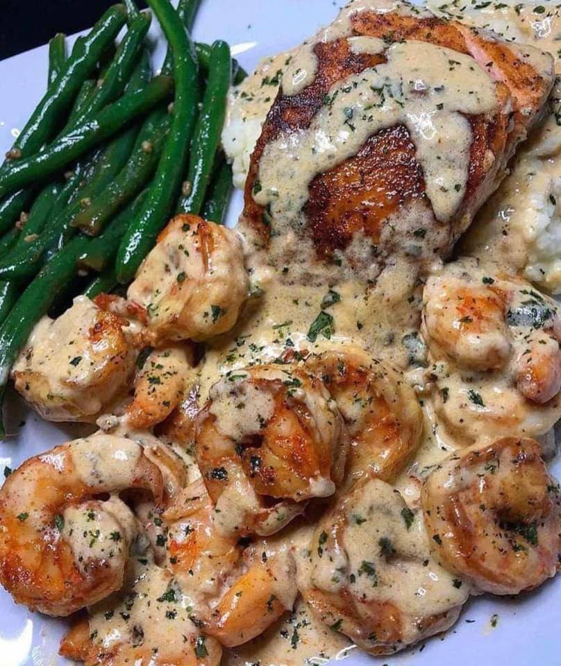 Salmon And shrimp Recipe