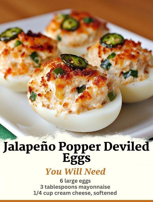Jalapeño Popper Deviled Eggs