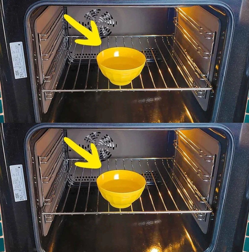 Put a bowl of vinegar in the oven – you will get rid of this problem forever