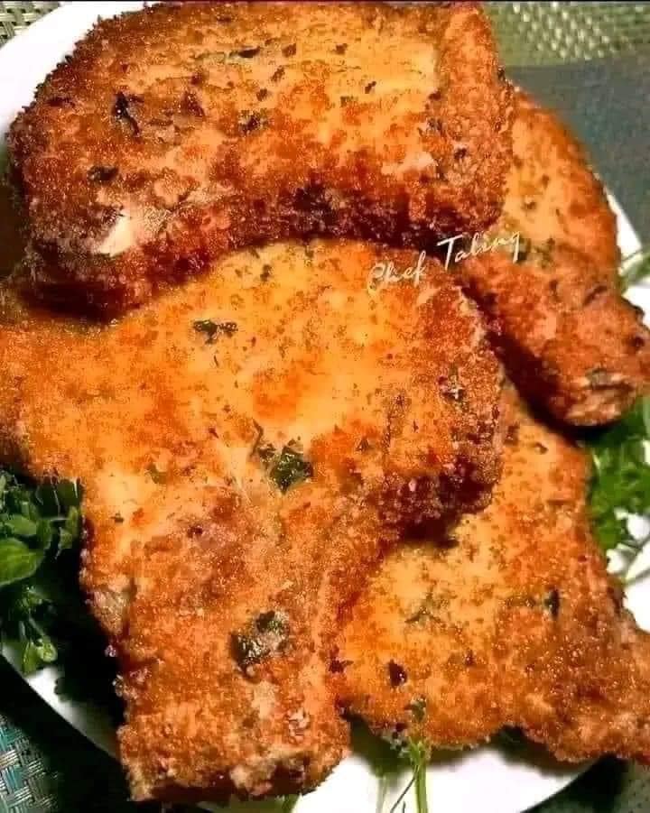 Fried Parmesan Pork Chops