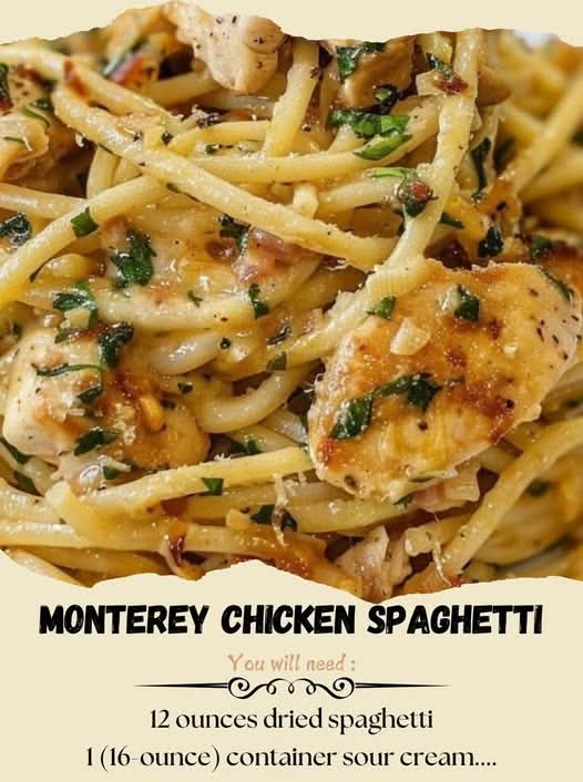 Monterey Chicken Spaghetti Cheesy Chicken Spaghetti
