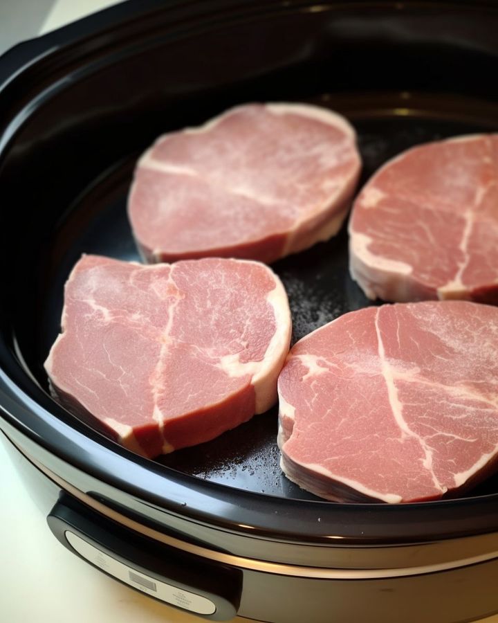 Put these 3 ingredients in a slow cooker for pork chops that melt in your mouth