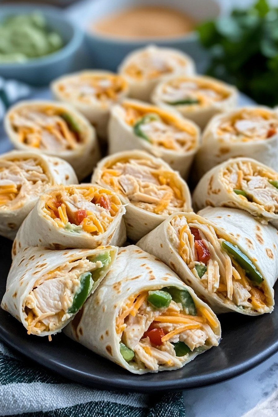 Chicken Tortilla Roll-Ups 