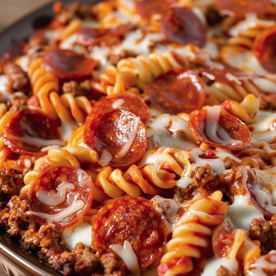 Cheesy Pizza Casserole