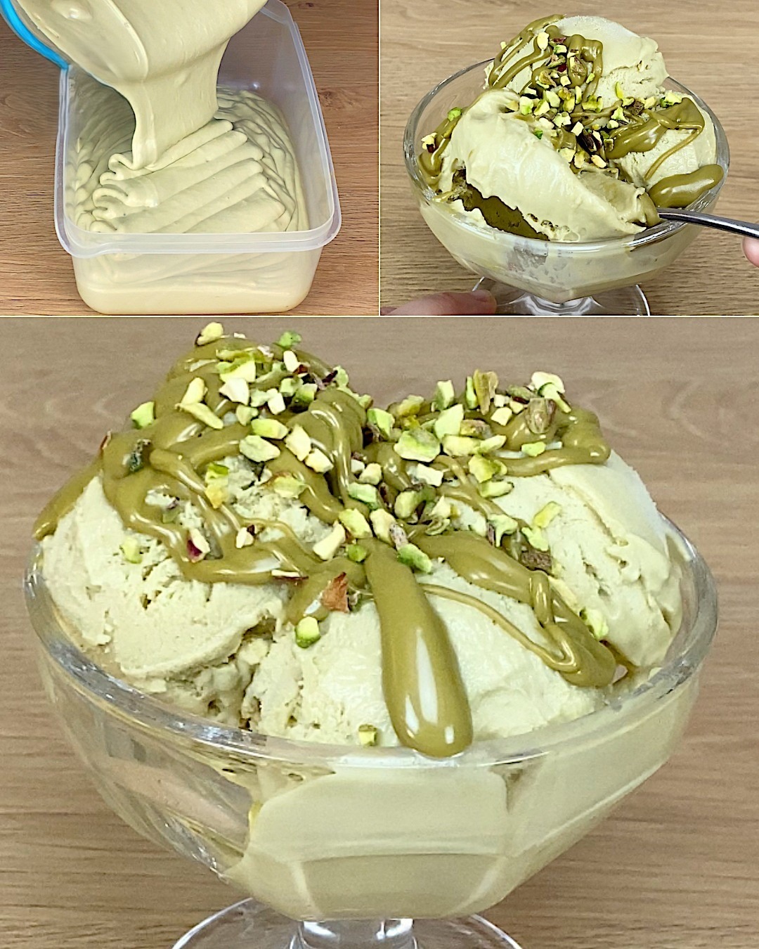 No-Churn Pistachio Ice Cream (3 Ingredients, Ultra Creamy!)