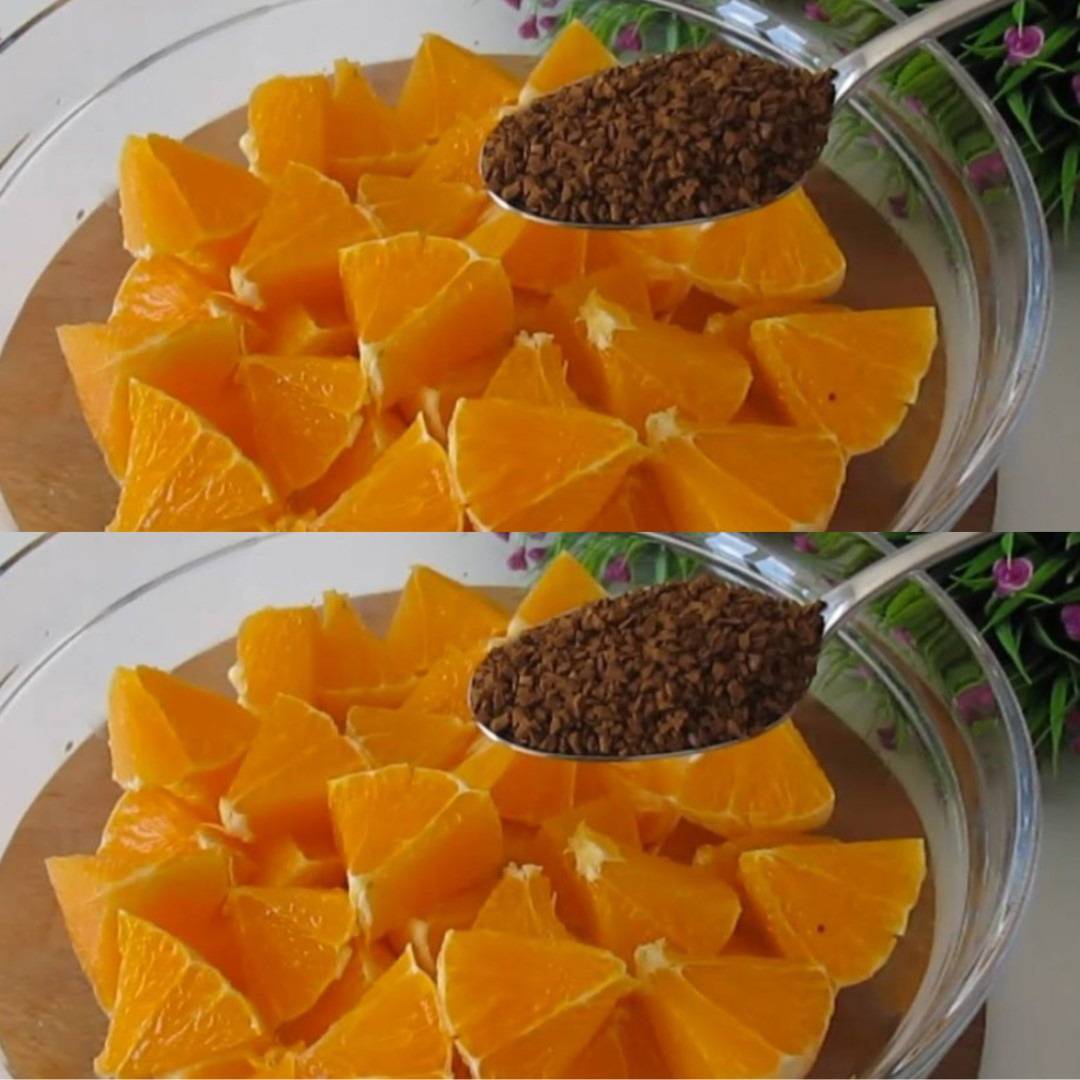Orange and coffee, the unexpected combination: you are satisfied with the result