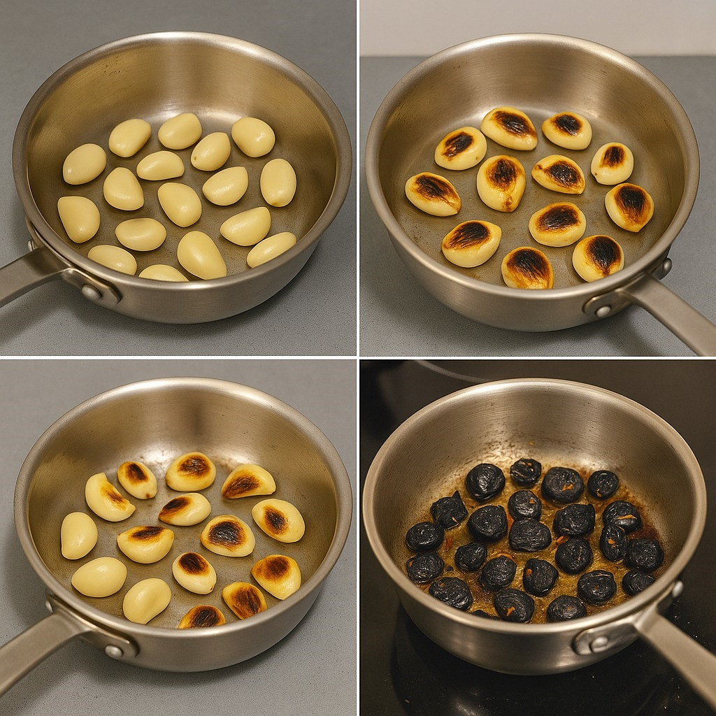 Burning Garlic at Home: What Happens After 15 Minutes