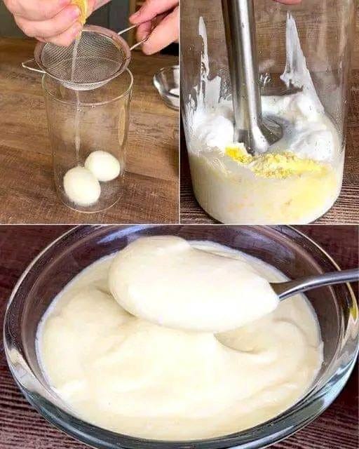 Hard-boiled egg mayonnaise (no raw eggs needed!